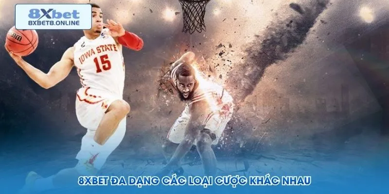8XBET đa dạng các loại cược khác nhau